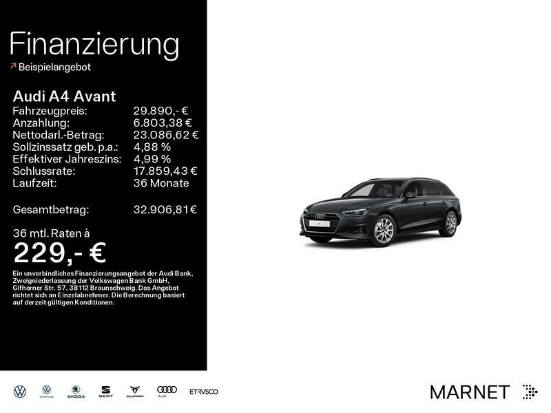 Gebraucht Audi A4 Ambiente 204 PS (150 kW) 2023 Manhattangrau metallic Kombi