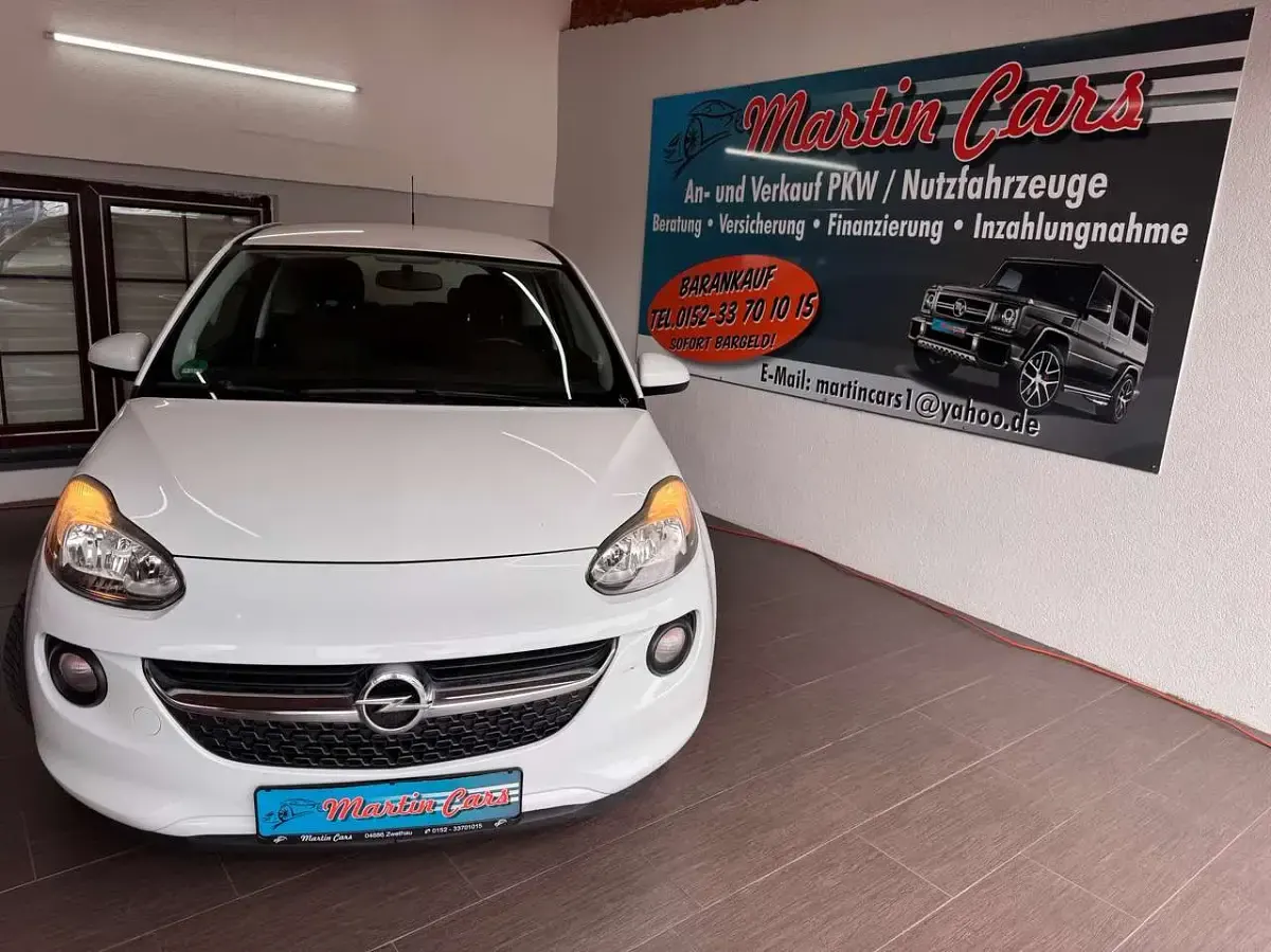 Gebraucht Opel Adam 69 PS (50 kW) 2013 Weiß Kleinwagen