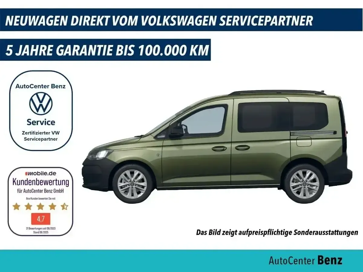 Gebraucht VW Caddy Family 116 PS (85 kW) 2026 Van / Kleinbus