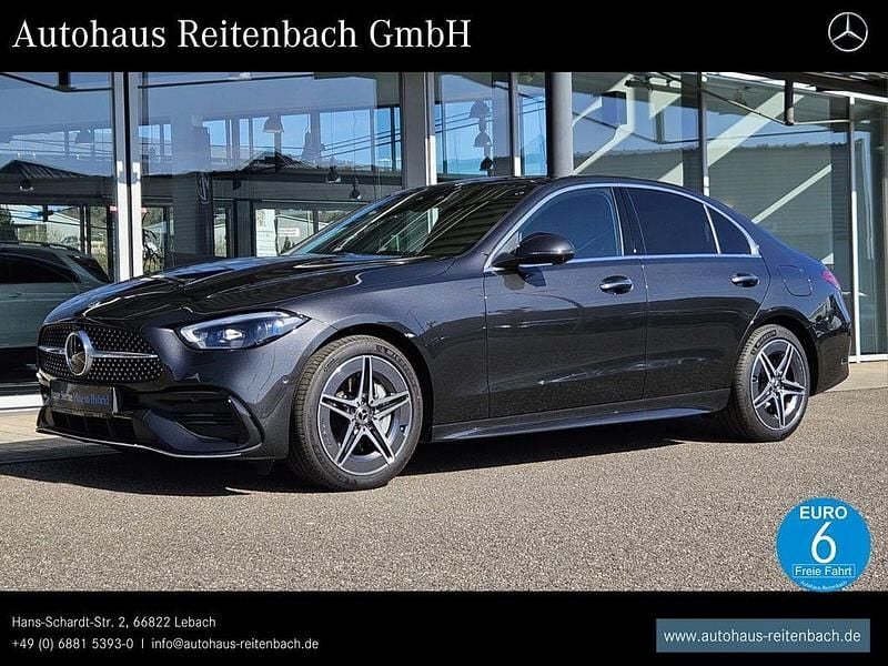 Grau Gebraucht 2023 Mercedes C300e AMG Limousine | 43.899 € (Fairer Preis) - Bild 1/4