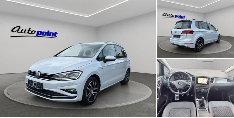 Silber Gebraucht 2018 VW Golf Sportsvan Join Van / Kleinbus | 15.950 € (Fairer Preis) - Bild 1/4