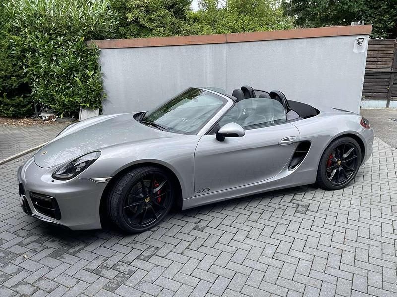 Silber Gebraucht 2016 Porsche Boxster GTS Cabrio | 68.981 € (Superpreis) - Bild 1/4