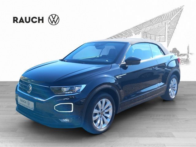 Schwarz Gebraucht 2021 VW T-Roc Cabriolet R-line Cabrio | 28.480 € (Fairer Preis) - Bild 1/4