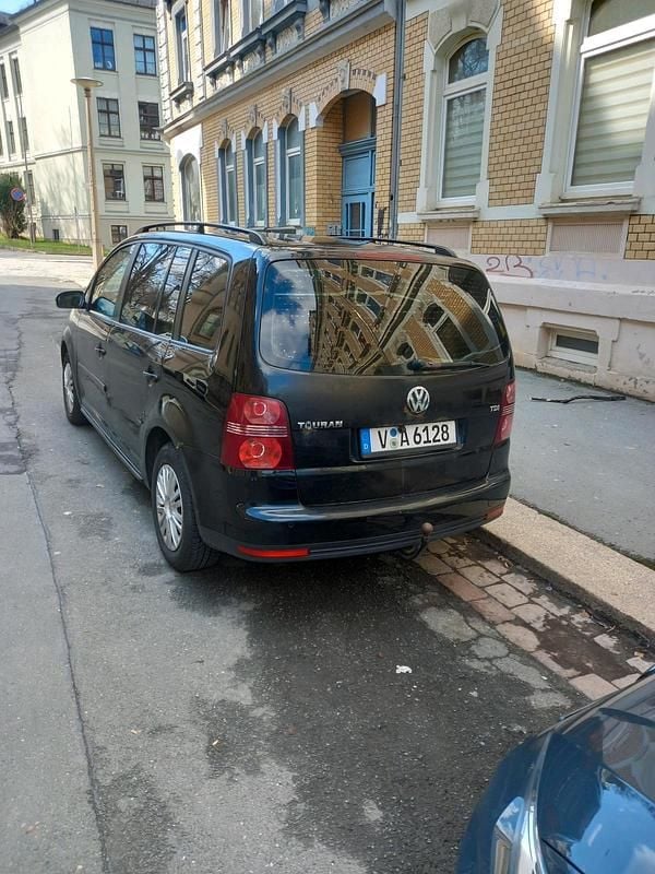 Gebraucht VW Touran 105 PS (77 kW) 2007 Schwarz Van / Kleinbus