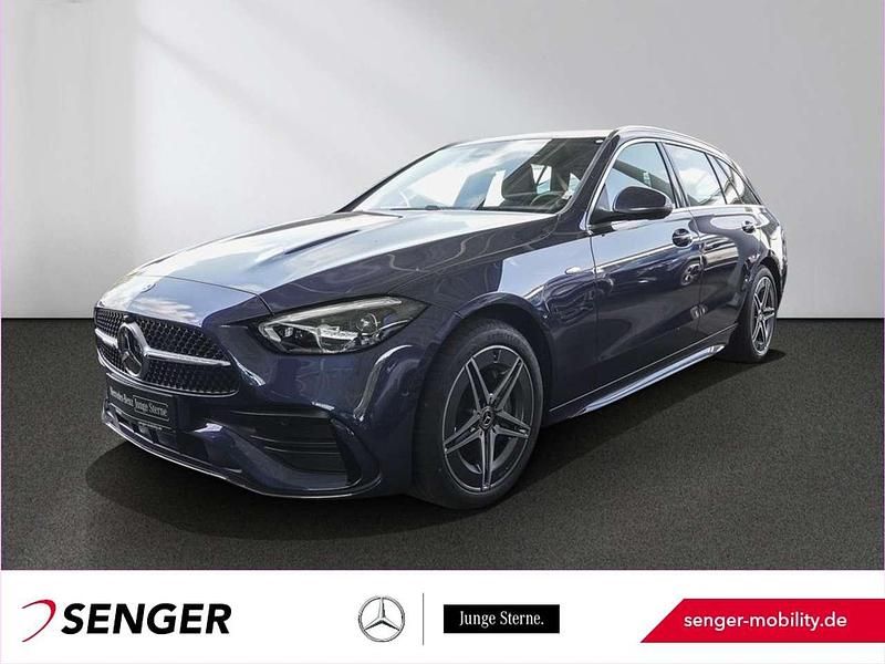 Blau Gebraucht 2025 Mercedes C300e AMG Limousine | 48.970 € (Guter Preis) - Bild 1/4