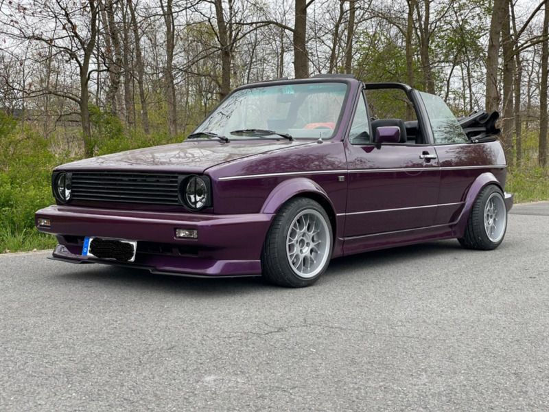 Violet Gebraucht 1992 VW Golf Cabriolet Cabrio | 19.500 € - Bild 1/4