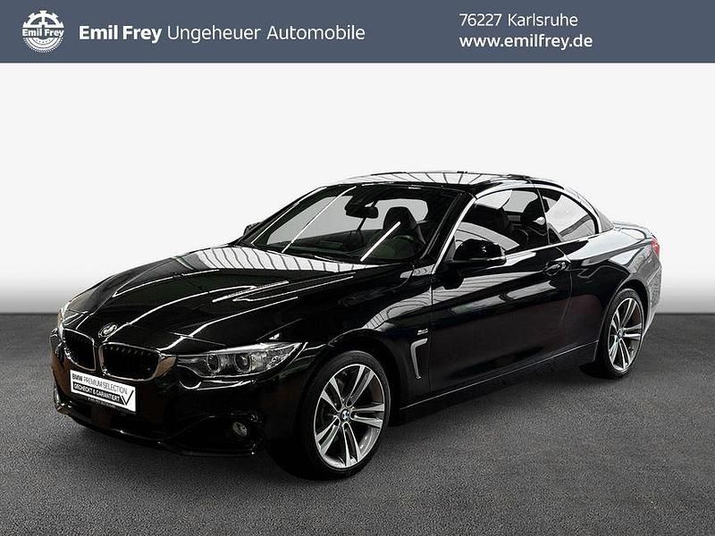 Saphirschwarz metallic Gebraucht 2016 BMW 430 Cabriolet Sport Line Cabrio | 28.640 € (Etwas zu teuer) - Bild 1/3