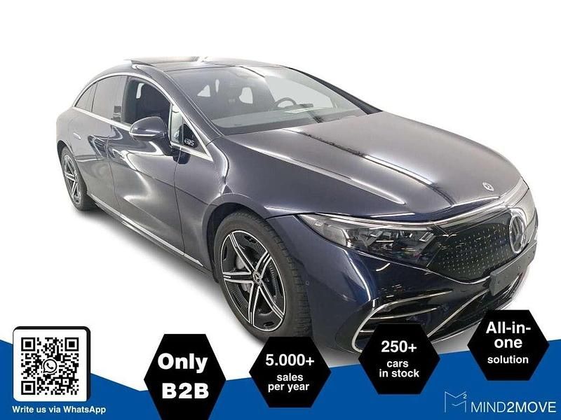 Blau Gebraucht 2023 Mercedes EQS450+ AMG line Limousine | 62.780 € (Fairer Preis) - Bild 1/3