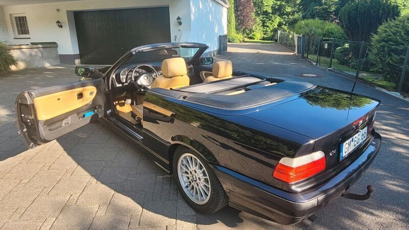 Schwarz Gebraucht 1999 BMW 328 Cabriolet Sport Line Cabrio | 11.900 € (Superpreis) - Bild 1/4