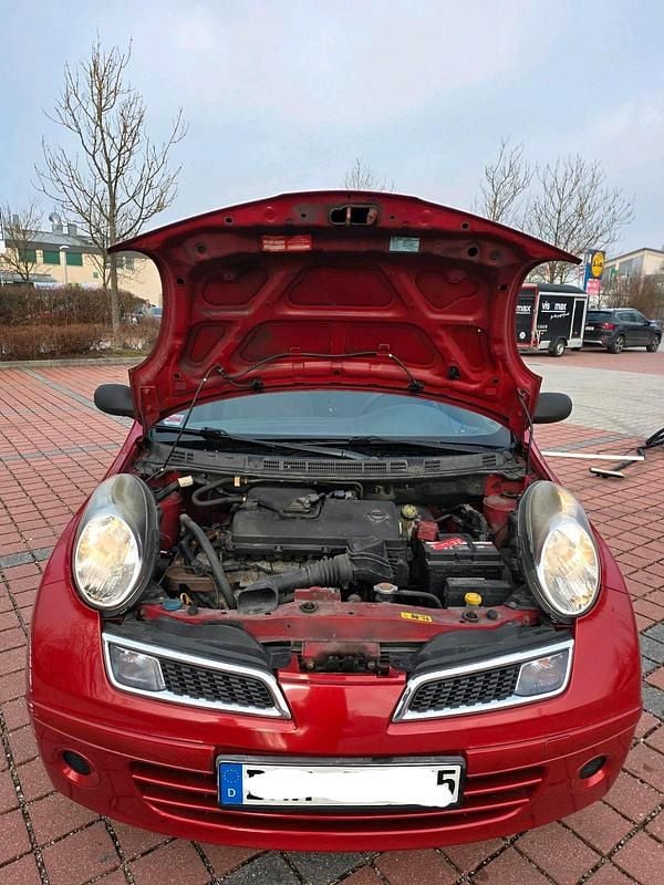 Gebraucht Nissan Micra 80 PS (58 kW) 2009 Rot Kleinwagen