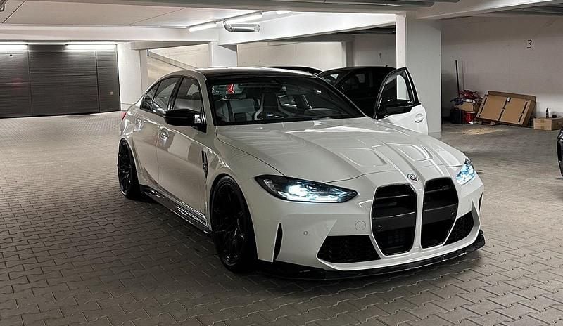 Weiß Gebraucht 2022 BMW M3 Limousine | 78.999 € (Teuer) - Bild 1/4