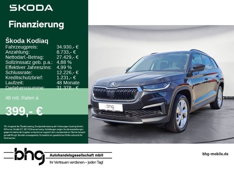 Schwarz Gebraucht 2022 Skoda Kodiaq Ambition SUV | 34.930 € (Guter Preis) - Bild 1/4