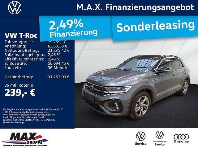 Indiumgrau metallic Gebraucht 2025 VW T-Roc R-line SUV | 29.789 € (Guter Preis) - Bild 1/3