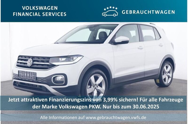 Weiß Gebraucht 2022 VW T-Cross Highline SUV | 23.490 € (Fairer Preis) - Bild 1/4