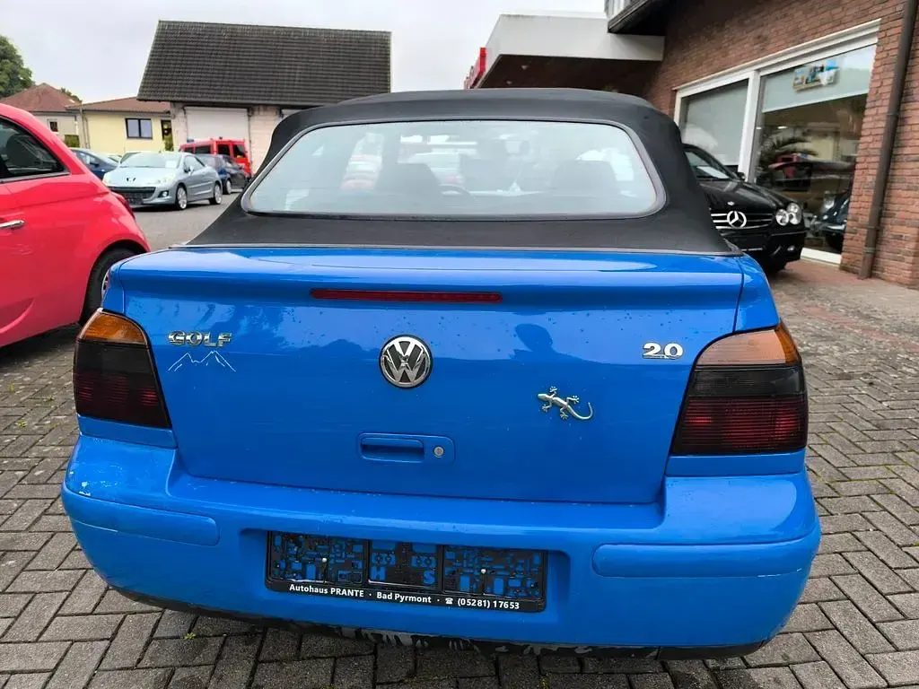 Gebraucht VW Golf Conceptline 116 PS (85 kW) 2001 Blau Cabrio