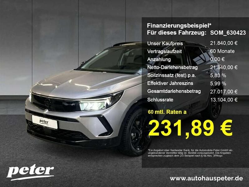 Lack grau artense/ klarlack Gebraucht 2023 Opel Grandland X GS Line SUV | 21.840 € (Guter Preis) - Bild 1/4