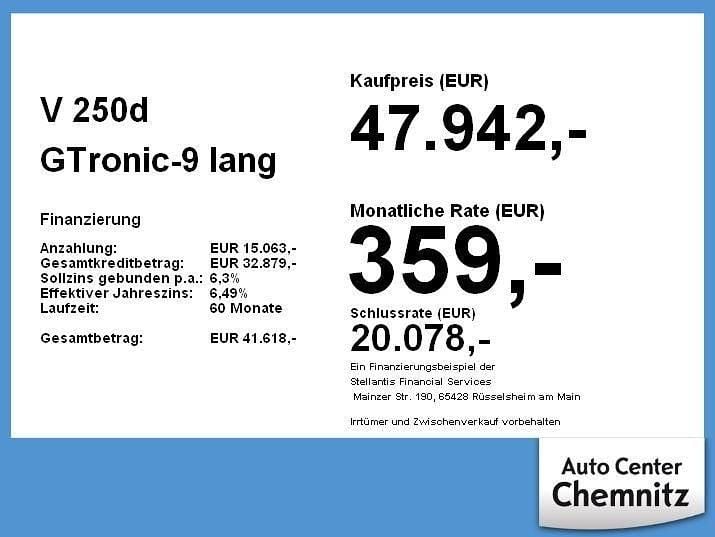Gebraucht Mercedes V250 Edition 190 PS (139 kW) 2022 Grau Van / Kleinbus