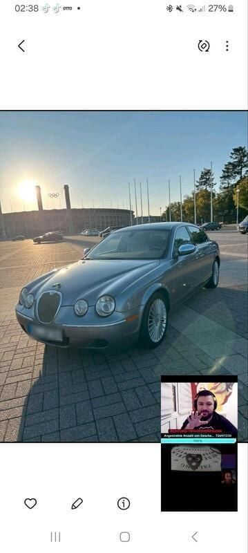 Silber Gebraucht 2008 Jaguar S-Type Executive Limousine | 2.999 € (Superpreis) - Bild 1/4