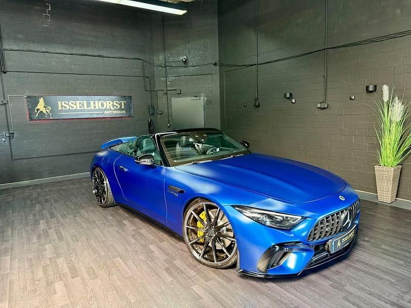 Blau Gebraucht 2022 Mercedes SL63 AMG AMG Cabrio | 119.990 € (Fairer Preis) - Bild 1/4
