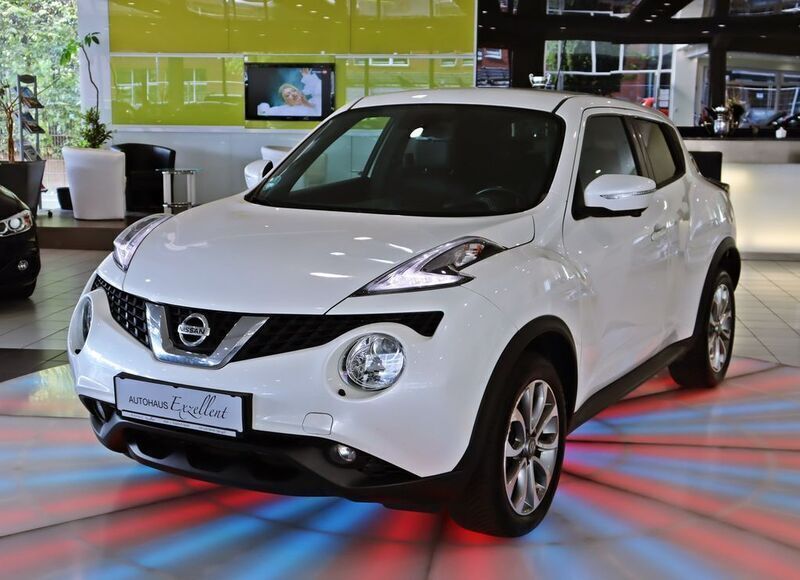 Weiß Gebraucht 2014 Nissan Juke Tekna SUV | 12.950 € (Teuer) - Bild 1/4