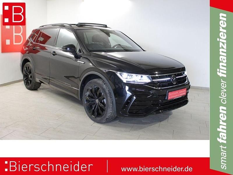 Schwarz Gebraucht 2025 VW Tiguan Allspace R-line SUV | 49.490 € (Teuer) - Bild 1/4