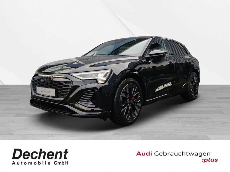 Mythosschwarz metallic Gebraucht 2023 Audi Q8 e-tron S-Line SUV | 71.660 € (Fairer Preis) - Bild 1/4