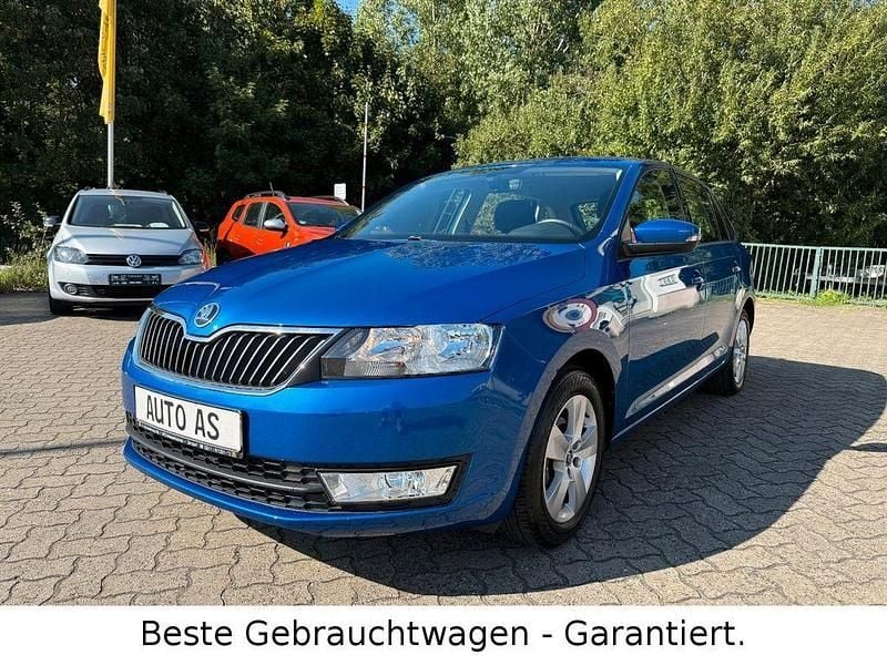 Blau Gebraucht 2017 Skoda Rapid Ambition Limousine | 7.900 € (Superpreis) - Bild 1/4