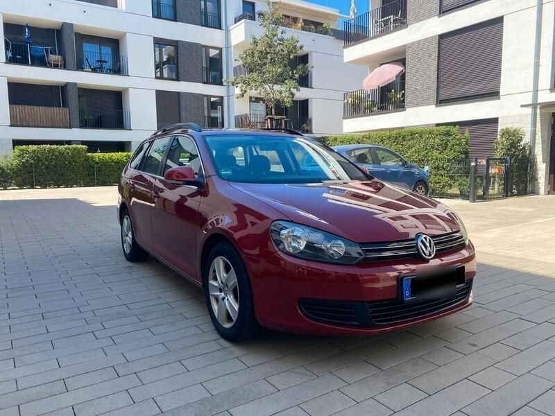 Rot Gebraucht 2010 VW Golf VI Kombi | 3.800 € (Superpreis) - Bild 1/4