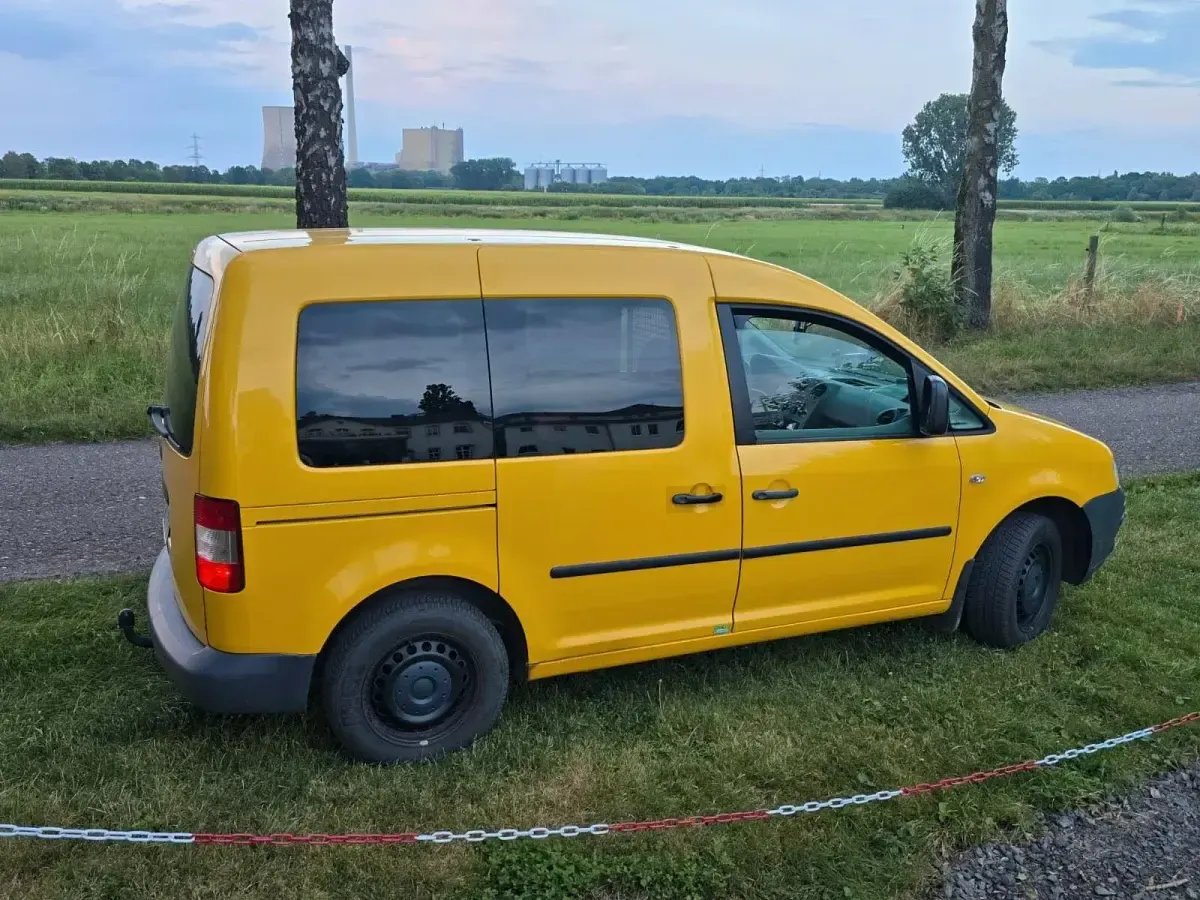 Gebraucht VW Caddy 75 PS (55 kW) 2007 Gelb Van / Kleinbus