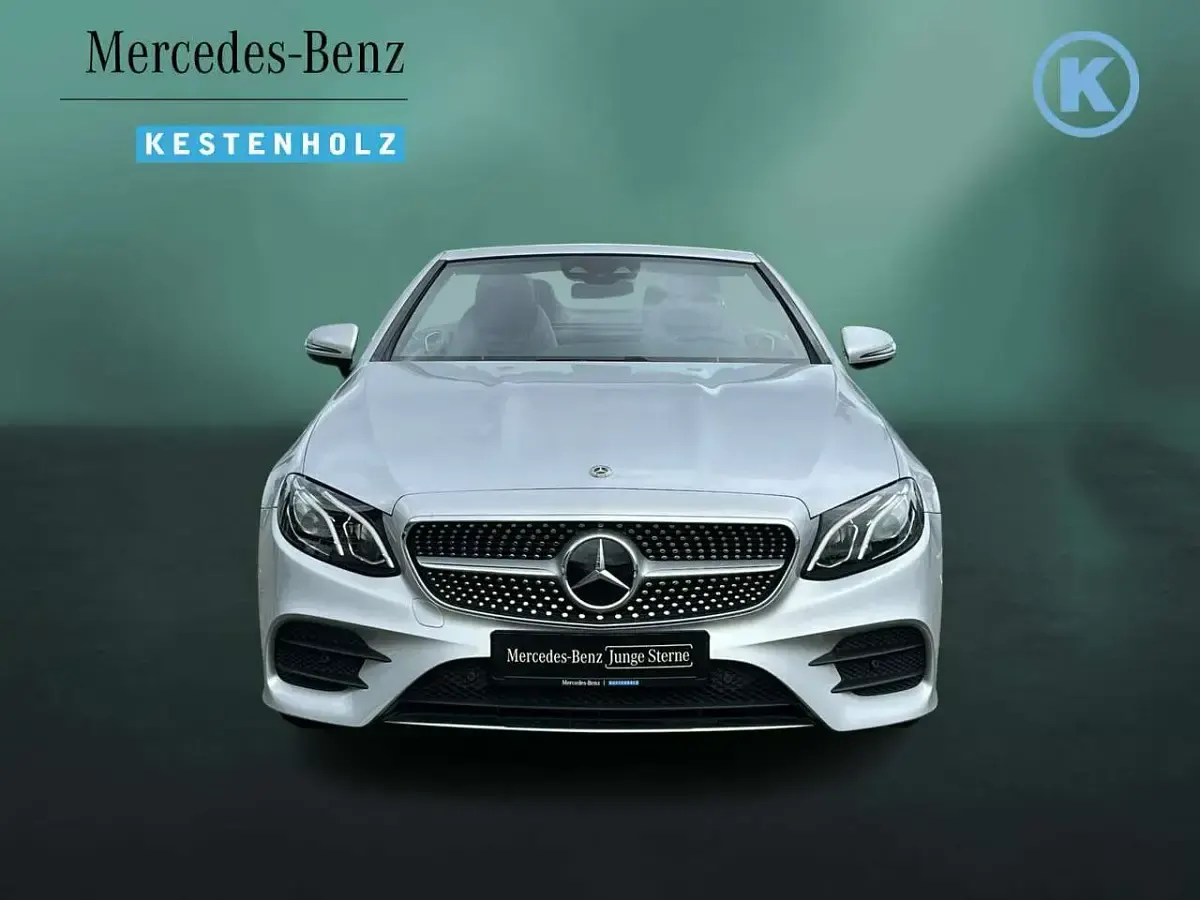Gebraucht Mercedes E220 AMG 194 PS (142 kW) 2018 Iridiumsilber Cabrio
