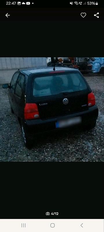Gebraucht VW Lupo 50 PS (36 kW) 2002 Schwarz Kleinwagen