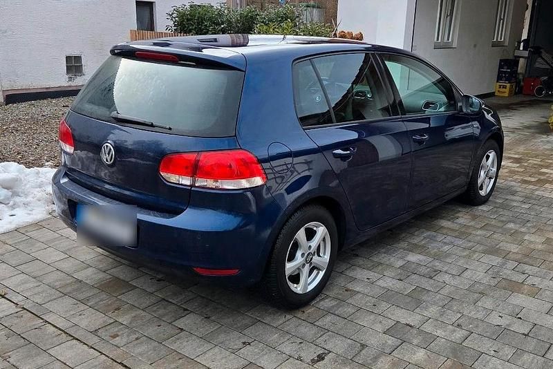 Gebraucht VW Golf VI Match 2012 Blau Kleinwagen