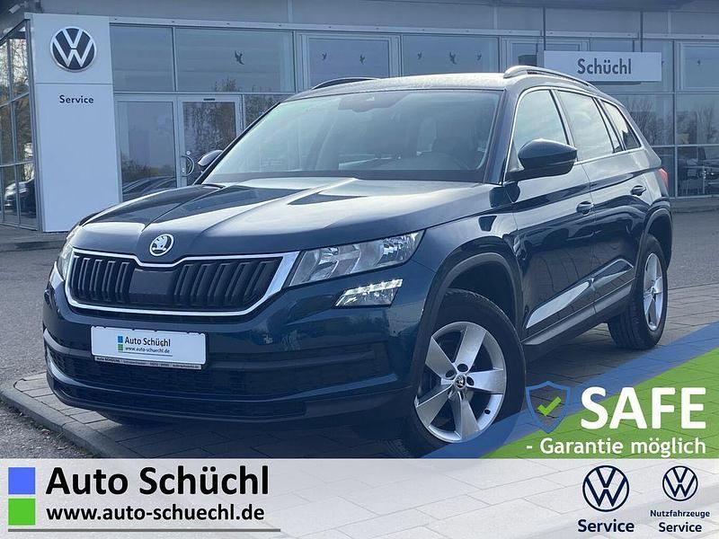 Blau Gebraucht 2021 Skoda Kodiaq Ambition SUV | 25.870 € (Guter Preis) - Bild 1/4