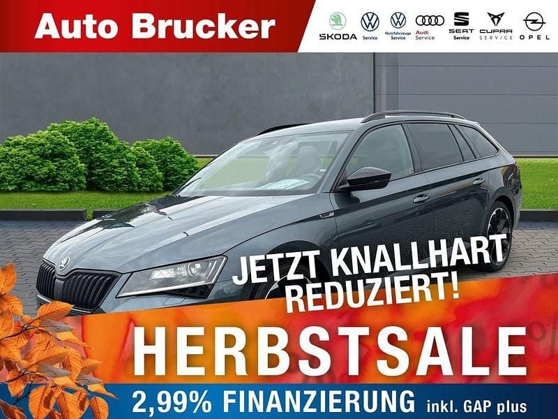Grau Gebraucht 2019 Skoda Superb SportLine Kombi | 27.870 € (Fairer Preis) - Bild 1/4