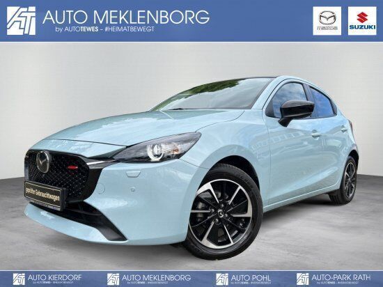 Air stream blue m Gebraucht 2023 Mazda 2 Homura-Line Kleinwagen | 22.990 € (Teuer) - Bild 1/4