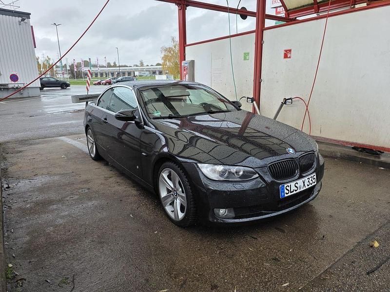 Schwarz Gebraucht 2008 BMW 335 Cabriolet Sport Line Cabrio | 12.999 € (Fairer Preis) - Bild 1/4