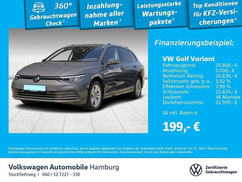 B0 delfingrau metallic Gebraucht 2024 VW Golf VIII Life Kombi | 28.990 € (Etwas zu teuer) - Bild 1/3