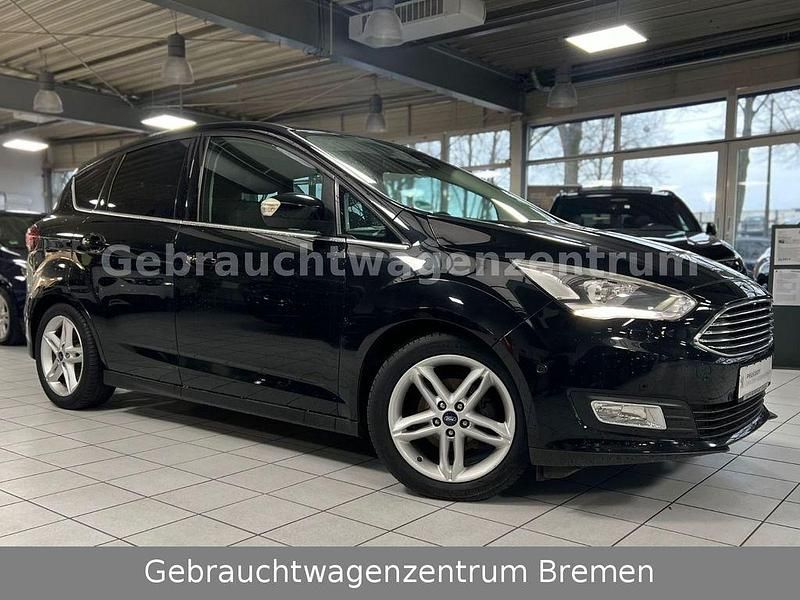 Schwarz Gebraucht 2018 Ford C-MAX Titanium Van / Kleinbus | 10.990 € (Fairer Preis) - Bild 1/4