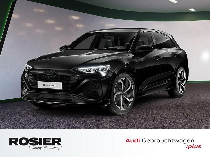 Gebraucht Audi Q8 e-tron S-Line 250 kW (340 PS) 2023 Schwarz / mythosschwarz SUV