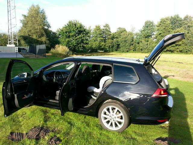 Gebraucht VW Golf VII Highline 150 PS (110 kW) 2014 Schwarz metallic Kombi