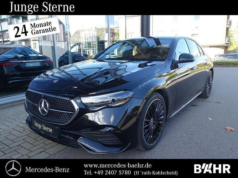 Lack obsidianschwarz (metallic) Gebraucht 2025 Mercedes E450 AMG Limousine | 81.950 € (Guter Preis) - Bild 1/4