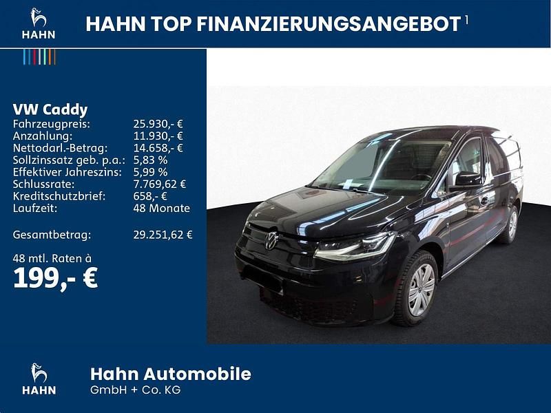 Gebraucht VW Caddy Maxi 122 PS (89 kW) 2021 Schwarz Van / Kleinbus