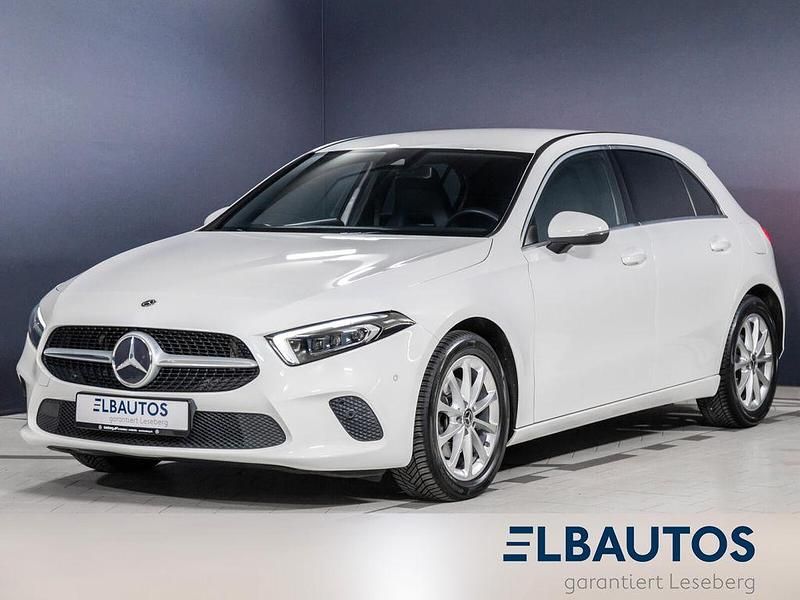 Polarweiß Gebraucht 2018 Mercedes A200 Progressive Limousine | 17.940 € (Guter Preis) - Bild 1/4