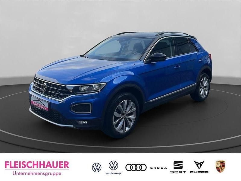 Blau Gebraucht 2020 VW T-Roc Style SUV | 21.490 € (Guter Preis) - Bild 1/4