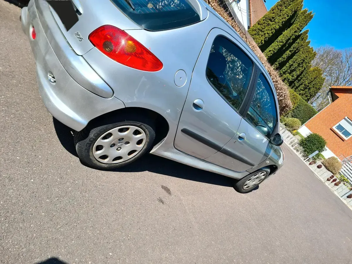 Gebraucht Peugeot 206 55 PS (40 kW) 2005 Silber Kleinwagen