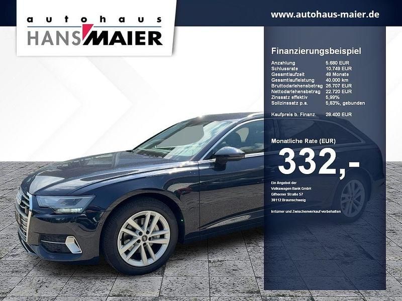Firmamentblau metallic Gebraucht 2022 Audi A6 Ambiente Kombi | 28.400 € (Guter Preis) - Bild 1/4
