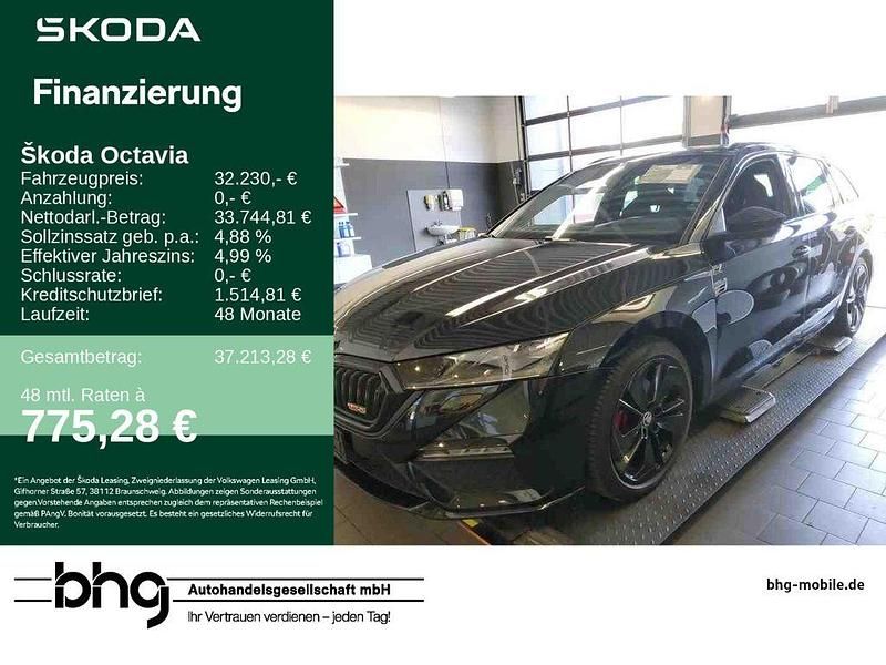 Schwarz Gebraucht 2022 Skoda Octavia RS Kombi | 32.230 € (Fairer Preis) - Bild 1/4