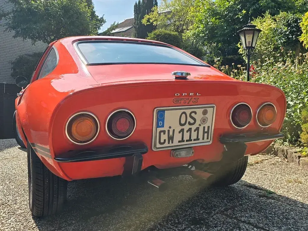 Gebraucht Opel GT 90 PS (66 kW) 1973 Rot Coupé