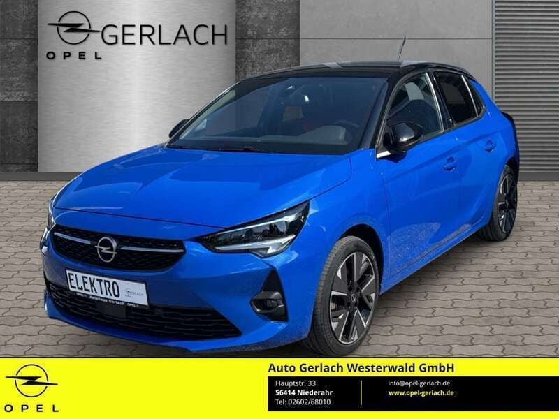 Blau Gebraucht 2021 Opel Corsa-e GS Line Kleinwagen | 16.990 € (Etwas zu teuer) - Bild 1/4