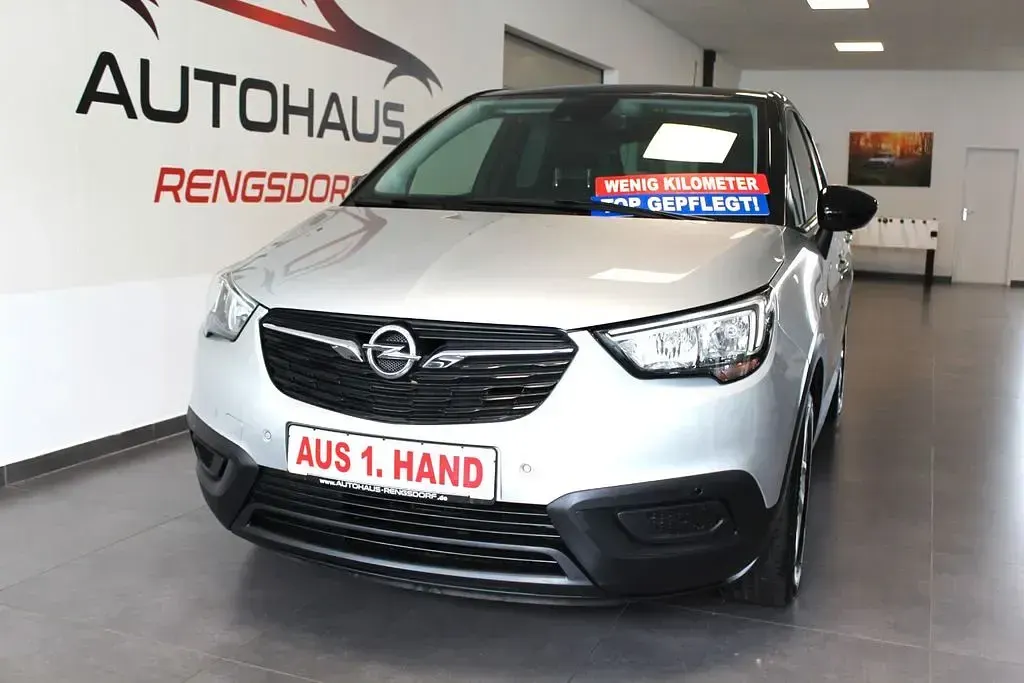 Gebraucht Opel Crossland Edition 82 PS (60 kW) 2017 Silber SUV